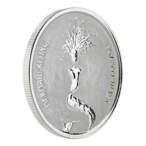 2018 Fiji Mermaid Rising 1oz Silver Coin Scottsdale Mint Legal Tender