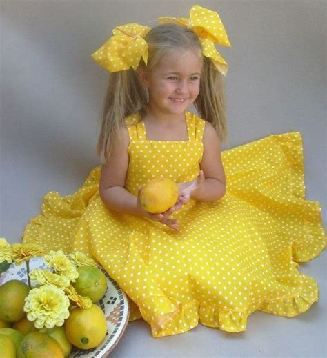 Lemon Lime Lane Yellow Baby Dress Girls Yellow Dress Girls Party Dress