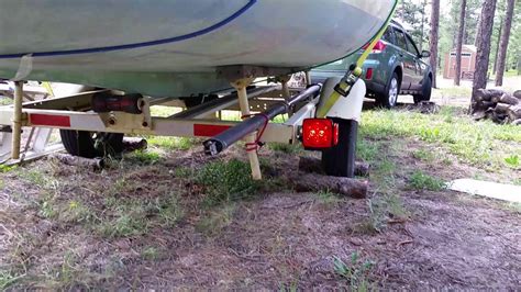 New Trailer Lights And Wiring On The Boat Trailer Youtube