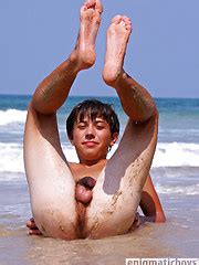 Adil Naked Boy On A Beach