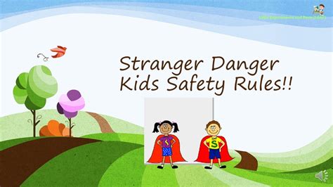 Kids Toddlers Activity Back To School Stranger Is Danger I