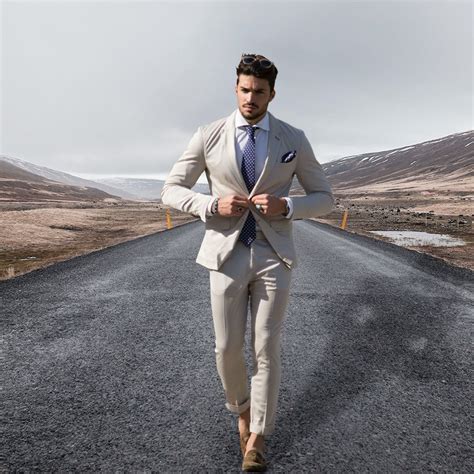 Mariano Di Vaio • Summer Beige Suit • Men Mens Fashion