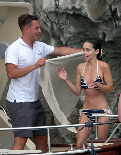 Emilia Clarke Looks Haggard In A Bikini On Vacation In Italy Photos The Fappening
