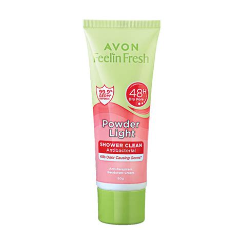 Avon Feelin Fresh Quelch Anti Perspirant Deodorant Cream Powder Light
