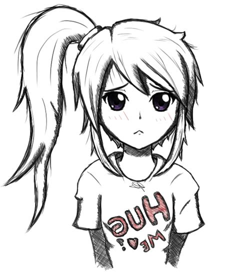 Emo Anime Sketch At Explore Collection Of Emo