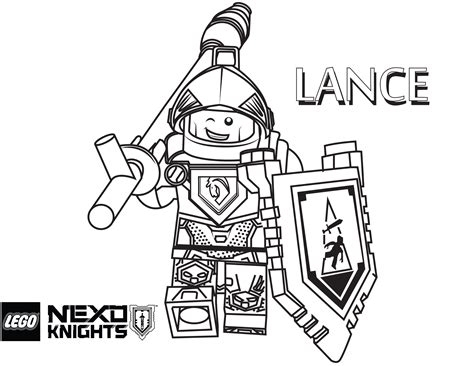 Now, print out and then use crayons, colored pencils … to create a nice picture. LEGO Nexo Knights Coloring Pages : Free Printable LEGO ...