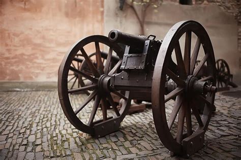 Premium Photo An Ancient Cannon Exhibition Of An Antique Historical Cannon In An Old Castle