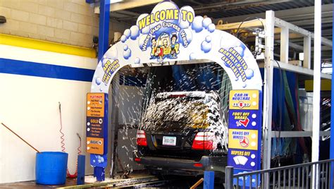 I only take my suv to car washes and the best in the touchless ones w/o a ramp, basically flat concrete all the way thru with sensors. Drive Thru Car Wash Near Me Open - BLOG OTOMOTIF KEREN