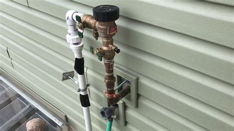 Installing Backflow Preventer On Inground Sprinkler System Youtube