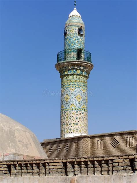 Minaret Above Stone Buildings In Erbil Stock Photo Image Of City