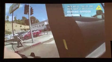 Video Lapd Dashcam Bodycam Footage Shows Chase Before Trader Joes Standoff