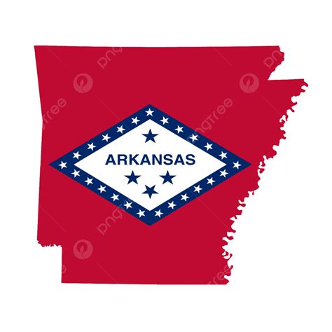 Map Of Arkansas Nation Arkansas America Shadow Png Transparent Image