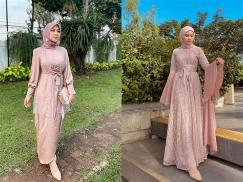 model baju bridesmaid satin hijab dresses images 2022