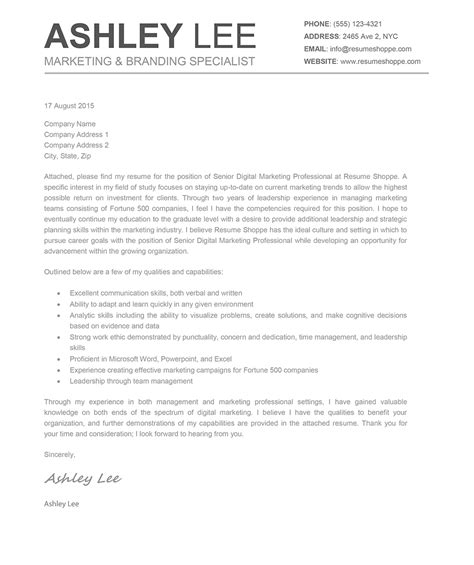 Start by reviewing the job description. The Ashley Cover Letter - Creative Resume Mac and Word