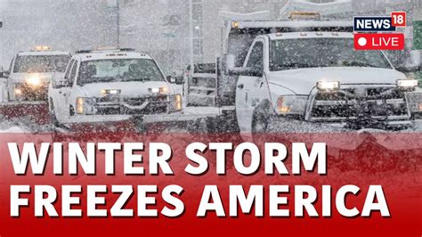 Powerful Winter Storm In Us Unleashes Snow Freezing Temperatures Live