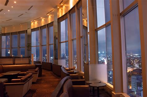 Sky Lounge Top Of Prince Restaurant Sapporo Prince Hotel