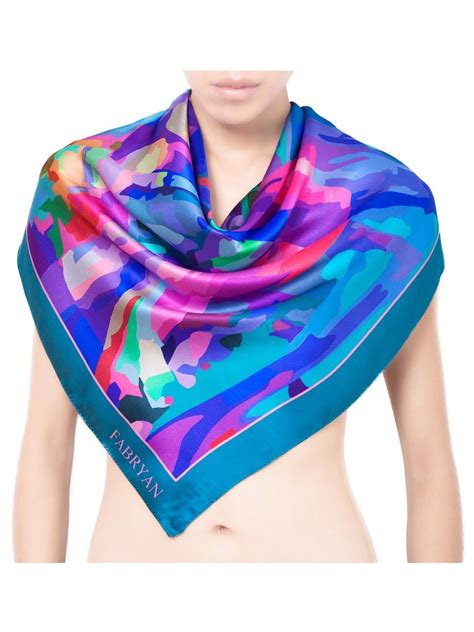 Silk Scarf Fabryan Luxury Silk Scarves Scarf Pure Silk Scarf