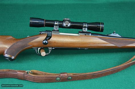 Ruger 77 Rsi 308 Win Checkered Mannlicher Walnut Stock Bolt Action Rifle