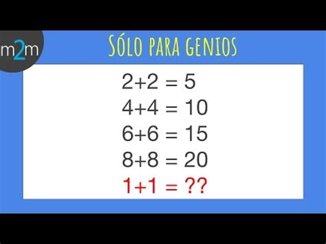 Se define la recta tangente p+t f '(p), donde f '(p) es el vector tangente a la función f(x,y) en el punto p. SÓLO para GENIOS #1 │ Acertijos - YouTube