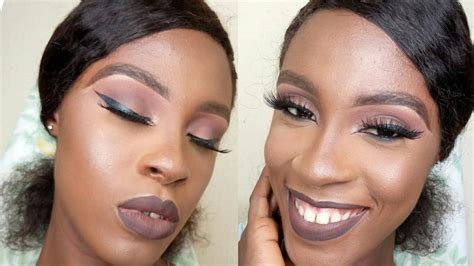Chocolate Brown Makeup Tutorials For Woc Melanin Popping Youtube