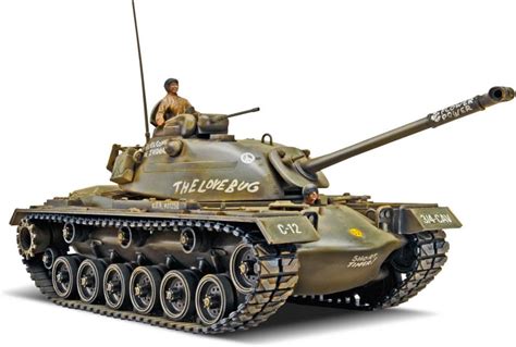 Monogram Revell 135 M48a2 Patton Tank Mx Juguetes Y Juegos