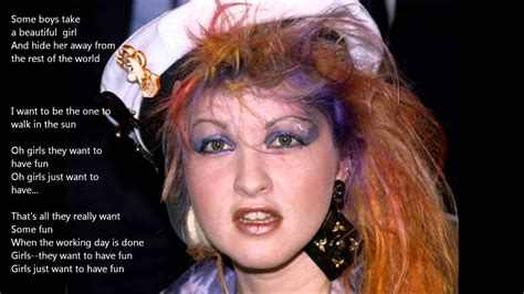 Girls just want to have fun is a song written and first recorded in 1979 by american musician robert hazard. Girls Just Wanna Have Fun (Lyrics - Testo) - Cyndi Lauper ...