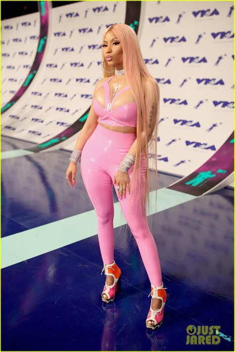 Photo Nicki Minaj Wears Pink Latex Bodysuit To Mtv Vmas 2017 01 Photo 3946623 Just Jared