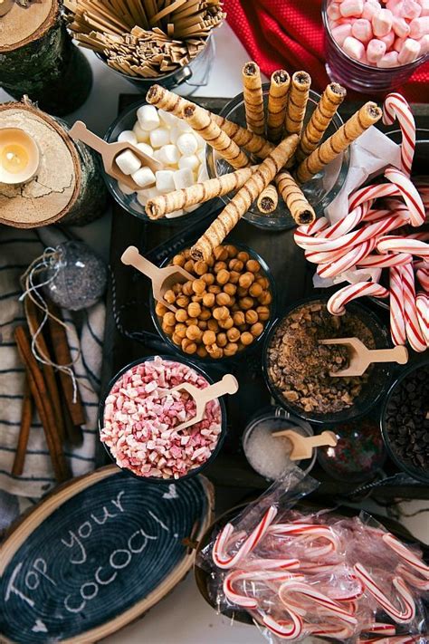 Definitely start with great hot chocolate, and then add individual toppings that guests. A Hot Chocolate Bar with 2 Hot Cocoa Recipes - Chelsea's ...
