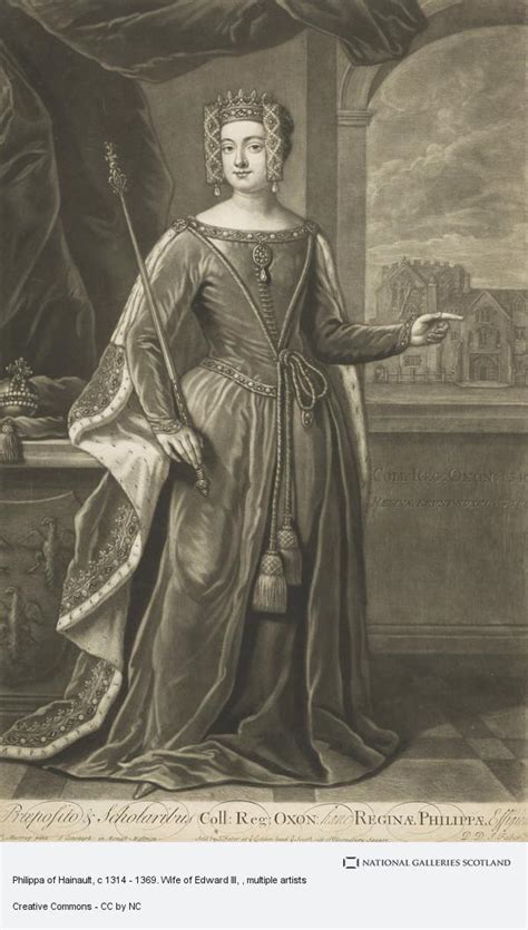 Philippa Of Hainault C 1314 1369 Wife Of Edward Iii