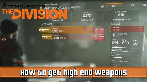 The Division Open Beta How To Get Legendary High End Weapons Youtube
