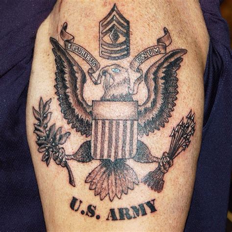 Us Army Crest Tattoo By Joshua Doyon Ig Inkedupging Army