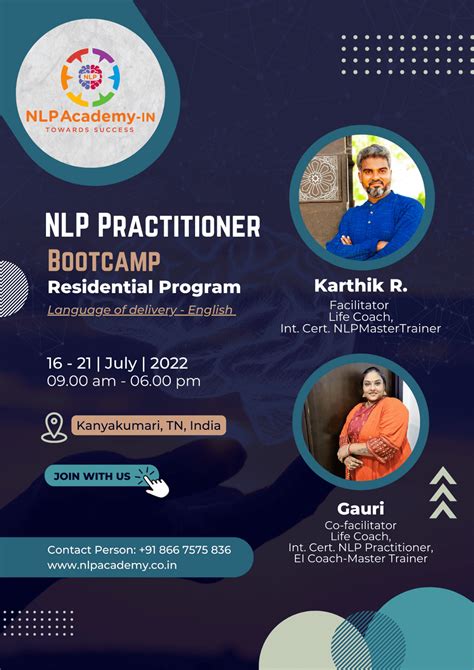 Nlp Practitioner Bootcamp Nlpacademy In Nlp Coaching And Training Academy