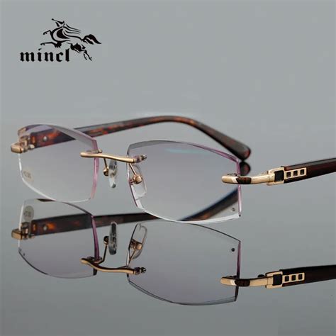 Buy Mincl High Clear Anti Reflective Rhinestone Reading Glasses Women Titanium