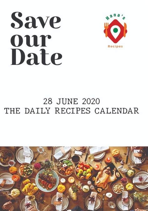 save our date daily meals recipes food