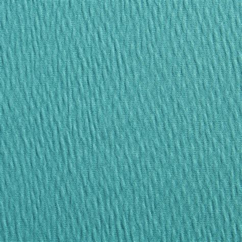 Teal Green Solid Textured Wrinkle Look Upholstery Fabric By The Yard