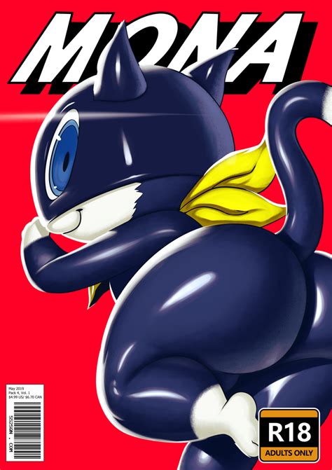 Rule 34 Anthro Ass Bandana Behind View Big Ass Blue Eyes Feline Male Only Morgana Persona