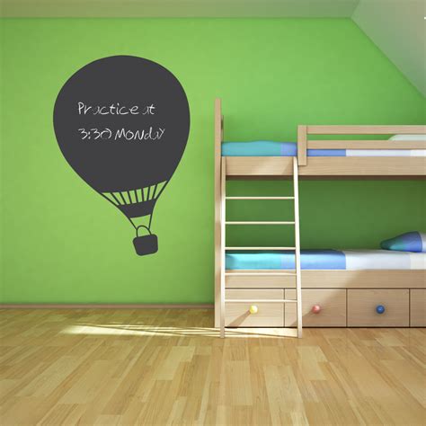 Art.com has been visited by 10k+ users in the past month Hot Air Balloon Chalkboard Wall Art Decal