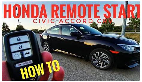 remote start 2019 honda civic