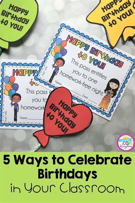 5 Ways To Celebrate Birthdays In Your Classroom That Require Little