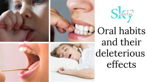 Oral Habits And Their Deleterious Effects You Need To Know