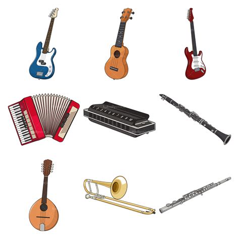 Clipart Of Band Instruments