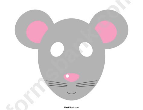 Mouse Mask Template Printable Pdf Download