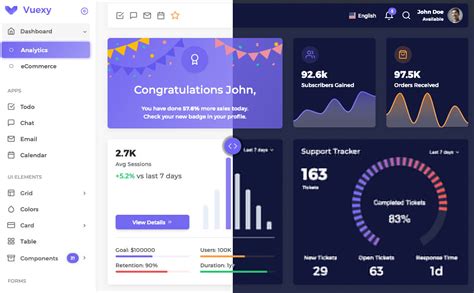 22 Best Vuejs Admin Dashboard Templates Riset