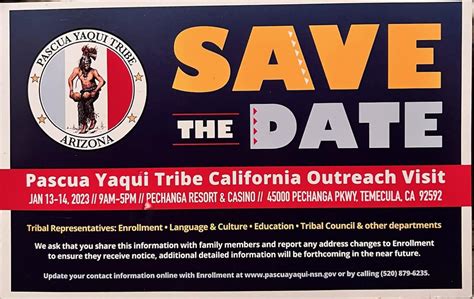 Pascua Yaqui Tribe California Outreach Visit