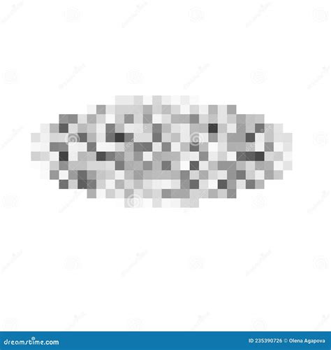 Censor Blur Effect Texture For Face Or Nude Skin Blurry Pixel Transparent Censorship Rectangle