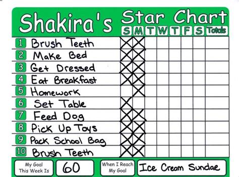 Chore Chart Shipped Works Like Dry Erase Board Set Chores Etsy In