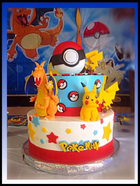 Pokemon Cake Pokemon Cake Pokemon Birthday Cake Pikachu Cake