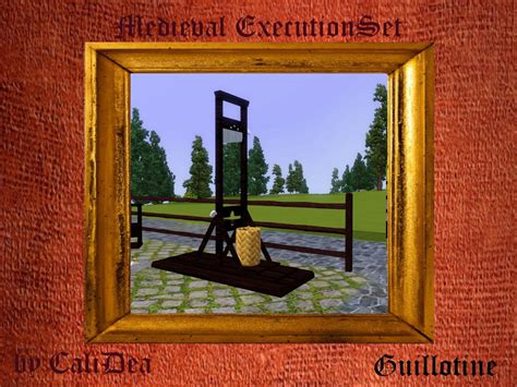 The Sims Resource Medieval Guillotine