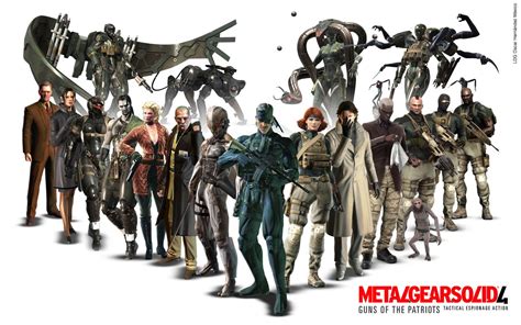 Character Appearances In The Metal Gear Series Metal Gear Wiki