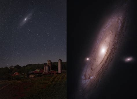 Our Closest Galactic Neighbor Andromeda Is Bigger Than The Moon In The